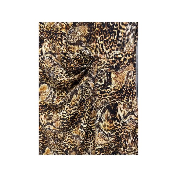 Smashed Lemon Crew Neck Faux Wrap Dress Size 8 Yellow and black - Picture 3 of 12